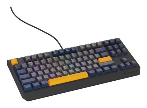 GENESIS Thor 230 TKL klawiatura Gaming USB QWERTY Angielski Niebieski