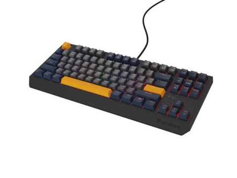 GENESIS Thor 230 TKL klawiatura Gaming USB QWERTY Angielski Niebieski