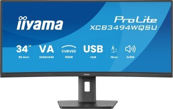 Iiyama ProLite XCB3494WQSU-B1 - 34'' UWQHD | VA | 0.4ms | 120Hz