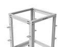 Lanberg Stojak Open rack 19 cali 15U 600x600-1100 regulowany szary