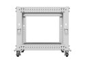 Lanberg Stojak Open rack 19 cali 9U 600x600-1100 regulowany szary