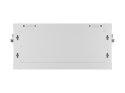 Lanberg Szafa instalacyjna rack wisząca 19 cali 4U 600x450 drzwi perforowane (flat pack) szara