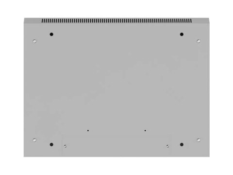 Lanberg Szafa instalacyjna rack wisząca 19 cali 4U 600x450 drzwi perforowane (flat pack) szara