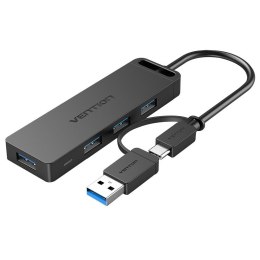 Hub 5w1 USB 3.0 Vention z adapterem USB-C do USB-A