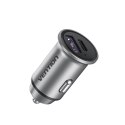 Ładowarka samochodowa Vention USB-A USB-C 30W PD