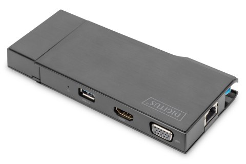 Digitus Uniwersalna stacja dokująca, USB 3.0, do użytku w podróży