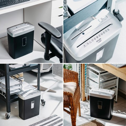 Niszczarka do dokumentów CAMRY CR 1037s srebrna