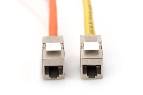 Moduł (gniazdo) keystone RJ45 (8P8C) kat.6A, STP,ekranowany, beznarzędziowy, stalowy, 24szt