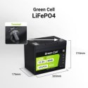 GREEN CELL AKUMULATOR LIFEPO4 CUBE 60AH 12V/12.8V 768WH LFPGC12V60AH