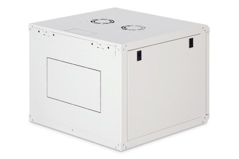 Szafa sieciowa wisząca DYNAmic 19" 9U rack 600x600, drzwi szyba, szary, niedzielona, złożona, 60kg