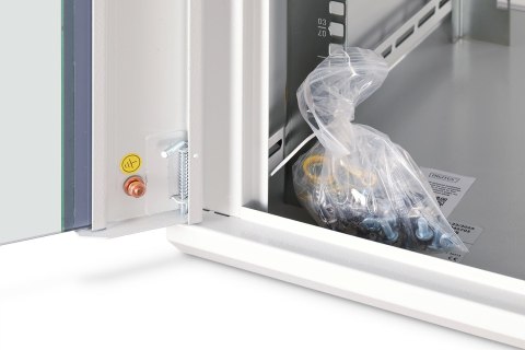 Szafa sieciowa wisząca DYNAmic 19" 9U rack 600x600, drzwi szyba, szary, niedzielona, złożona, 60kg