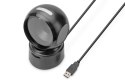 DIGITUS DA-81005 CZYTNIK KODÓW KRESKOWYCH PRZEWODOWY STACJONARNY USB-A 1.4M, 1D I 2D, ZGODNY Z KODAMI QR