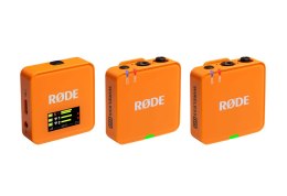 RODE Wireless GO III Orange - system mikrofonów bezprzewodowych (pomarańczowy)