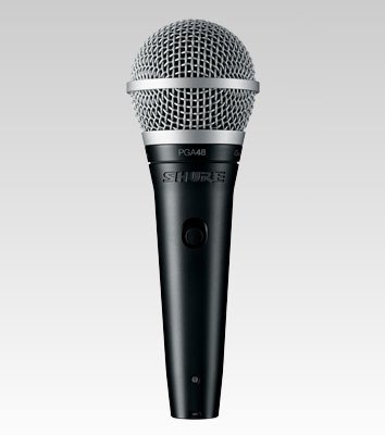 Shure PGA48-XLR-E - Mikrofon dynamiczny, kardioidalny, wokalny