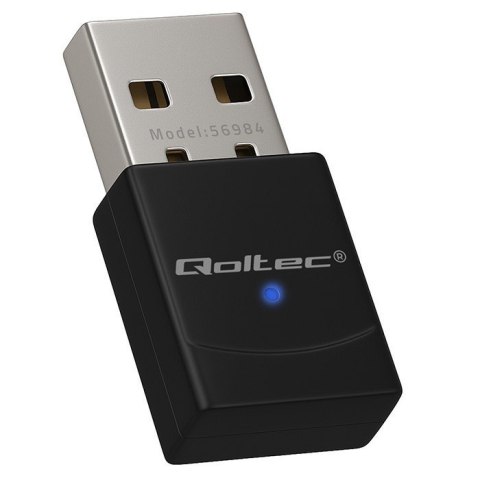 Qoltec Bezprzewodowy mini Adapter Wi-Fi 6 | Standard AX | Bluetooth 5.4 | USB | 900Mbps
