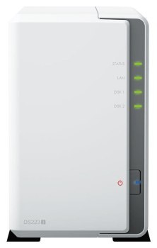 Synology DS223j /12T | 2-zatokowy serwer NAS w zestawie z dyskami o łącznej pojemności 12TB, Tower
