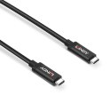 Lindy 43348 kabel USB USB 3.2 Gen 2 (3.1 Gen 2) 3 m USB C Czarny