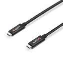 Lindy 43348 kabel USB USB 3.2 Gen 2 (3.1 Gen 2) 3 m USB C Czarny