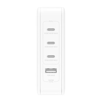 Belkin Ładowarka 140W 4-Port GaN Wall Charger, White