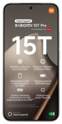 Smartfon Xiaomi 15T Pro 12/1024GB Gray