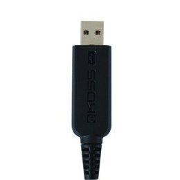 Koss SB45 USB Zestaw słuchawkowy Przewodowa Opaska na głowę Biuro/centrum telefoniczne Czarny, Srebrny