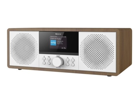 Wieża stereo Denver MIR-270DW z radiem internetowym dark wood