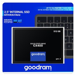 Dysk SSD GOODRAM SSDPR-CX400-512-G2 (2.5″ /512GB )