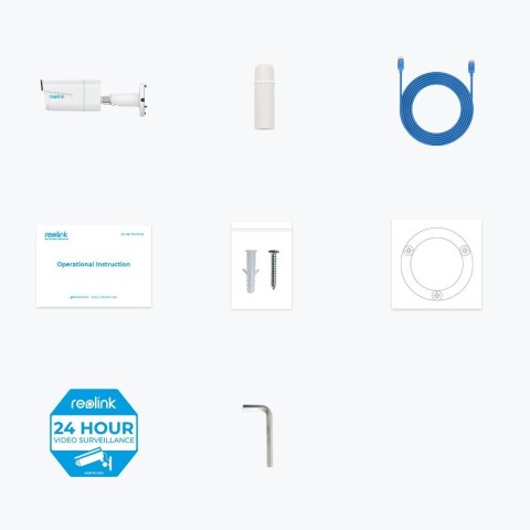 Kamera IP do monitoringu Reolink P430, biała