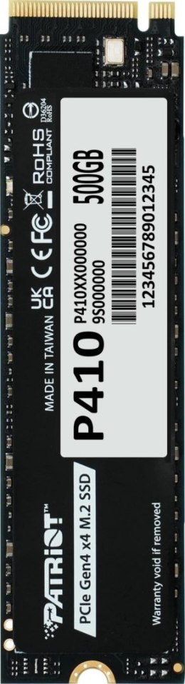 Dysk SSD PATRIOT P410P500GM28H (M.2 2280″ /500 GB )