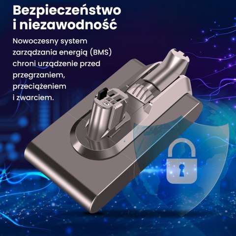 Bateria, akumulator do odkurzacza Dyson V11 (Click type) 25.2V 4000mAh