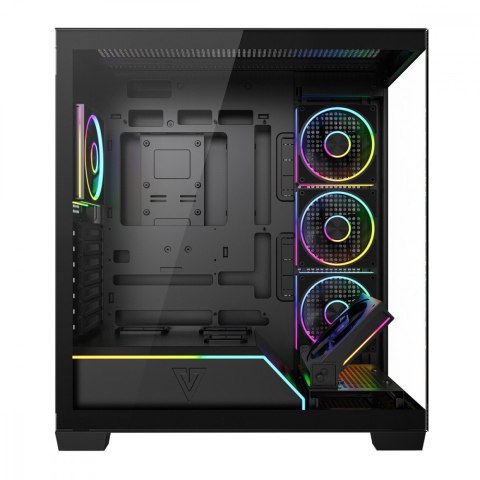 MODECOM Obudowa PC VOLCANO STELLAR PLUS ARGB MIDI 5F Czarna