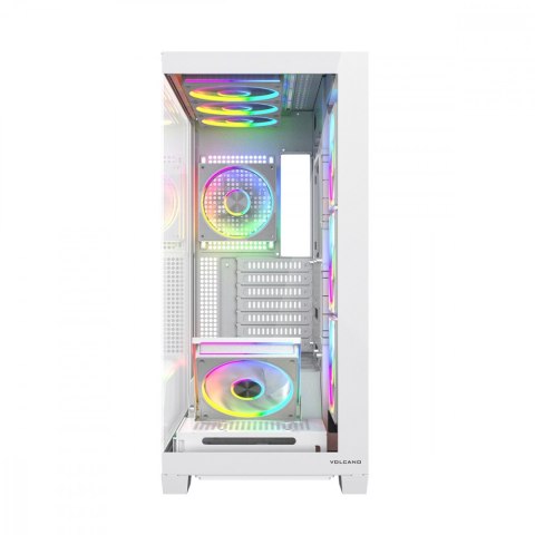 MODECOM Obudowa PC VOLCANO STELLAR PLUS ARGB MIDI 8F Biała