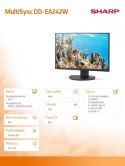 Sharp Monitor MultiSync DD-EA242W 24.1 cala czarny