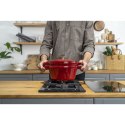 Zestaw 2 naczyń żeliwnych z pokrywką STAUB 40508-384-0 - czerwony 24 cm