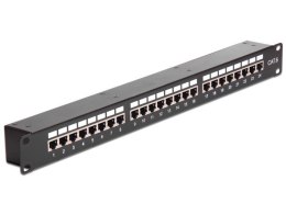 Patch Panel Delock 43295 - Cat6 - Montaż w szafie - 1U - 44 mm - 44 mm