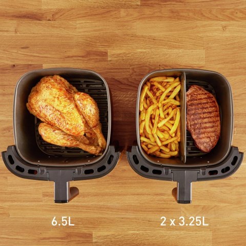 Tefal Easy Fry & Grill EY801D 6,5 l Autonomiczny 1650 W Frytkownica na gorące powietrze Stal nierdzewna