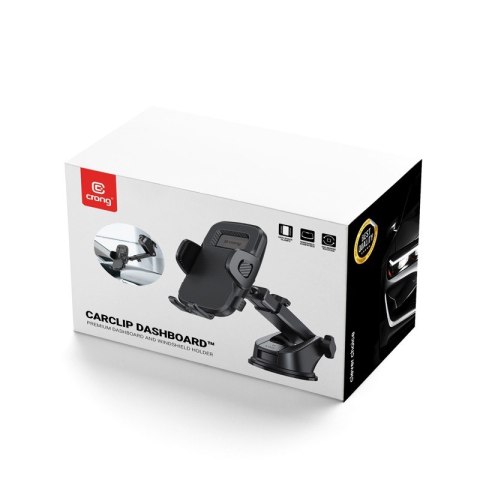 CRONG Carclip Dashboard - Uniwersalny uchwyt samochodowy 2w1 na kokpit i szybę