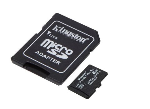 Kingston Karta pamięci microSD 8GB CL10 UHS-I Industrial bez adaptera