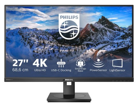 Monitor LCD Philips 279P1/00 27" 4K UHD IPS 16:9 Black 4ms 350cd/m2 Audio out HDMI ports quantity 2