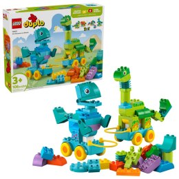 LEGO DUPLO 3 w 1 Dinozaury na kółkach 10451