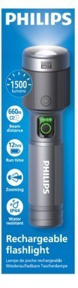 Philips Latarka akumulatorowa USB-C 1500 lm 2000mAh