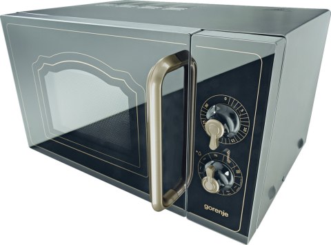 Kuchenka mikrofalowa Gorenje z grillem MO4250CLB Free standing, 20 L, Grill, Mechanic, 700 W, Black, Defrost function