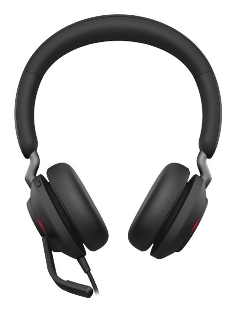 Jabra Evolve2 40 SE Zestaw słuchawkowy Przewodowa Opaska na głowę Połączenia/muzyka USB Type-C / USB Type-A Czarny