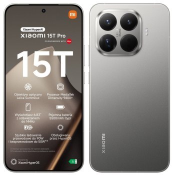 Smartfon Xiaomi 15T Pro 12/512GB Gray