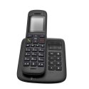 Deutsche Telekom Sinus A 32 - Telefon bezprzewodowy - Automatyczna sekretarka - DECT/GAP/CAT-iq - Heban