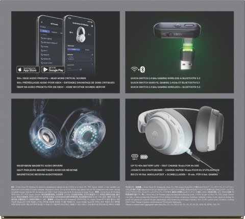 Słuchawki Steelseries Arctis Nova 3X Wireless for Xbox, White