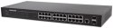 INTELLINET GIGA SWITCH 24X RJ45 + 2X SFP WEB-SMART VLAN QOS RACK 560917