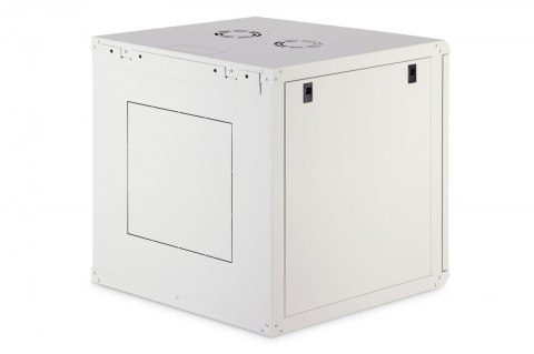 Digitus Szafa sieciowa wisząca Dynamic 19" 12U rack 607x600x600mm, drzwi szyba, szara, niezłożona, 60kg