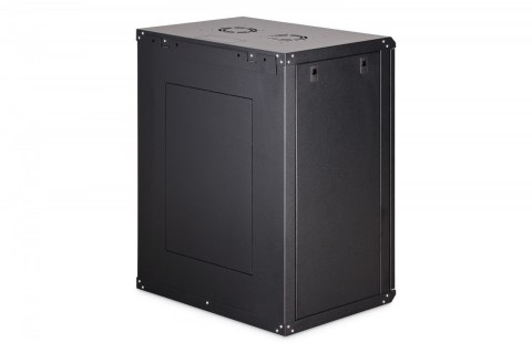 Digitus Szafa sieciowa wisząca Dynamic 19" 16U rack 785x600x450mm, drzwi szyba, czarna, niezłożona, 60kg