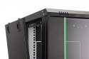 Digitus Szafa sieciowa wisząca Dynamic 19" 16U rack 785x600x450mm, drzwi szyba, czarna, niezłożona, 60kg